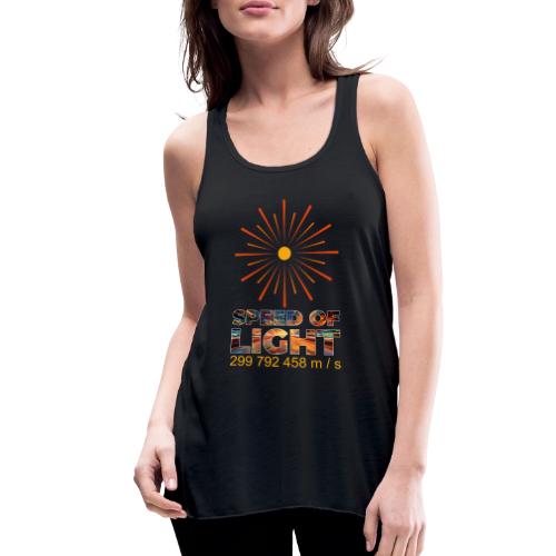 Speed of light - Women's Flowy Tank Top by Bella