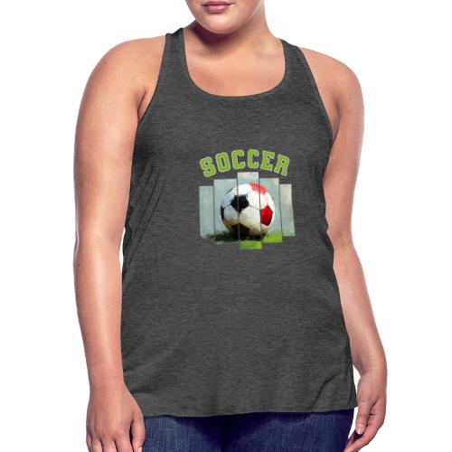 Soccer Core - Women's Flowy Tank Top by Bella