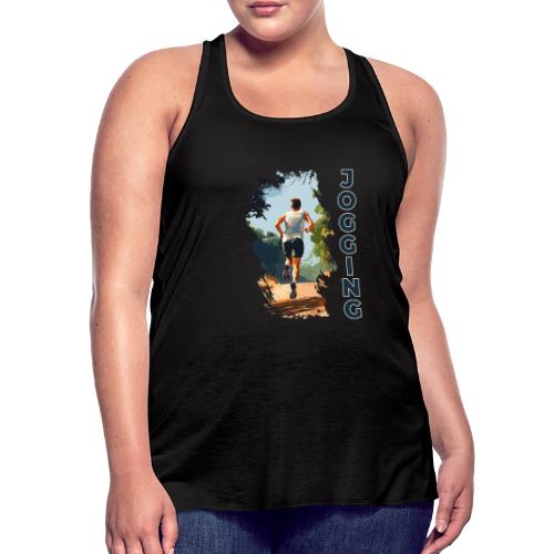 Jogging Vibes - Women's Flowy Tank Top by Bella