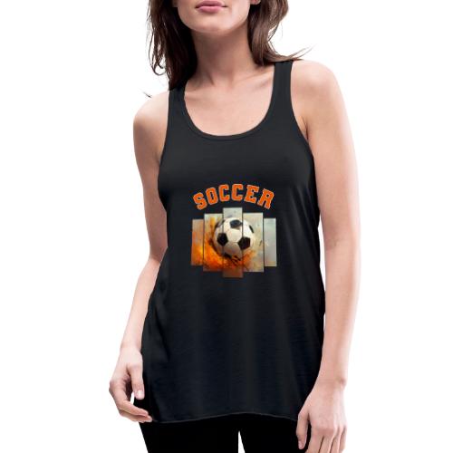 Soccer Iconic Touch - Women's Flowy Tank Top by Bella