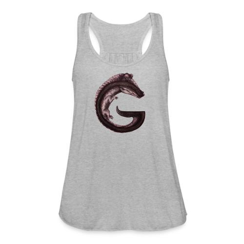 gator transparent BG - Women's Flowy Tank Top by Bella