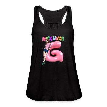 Nick Name G - Women's Flowy Tank Top by Bella -  - Front - Julia (174cm)