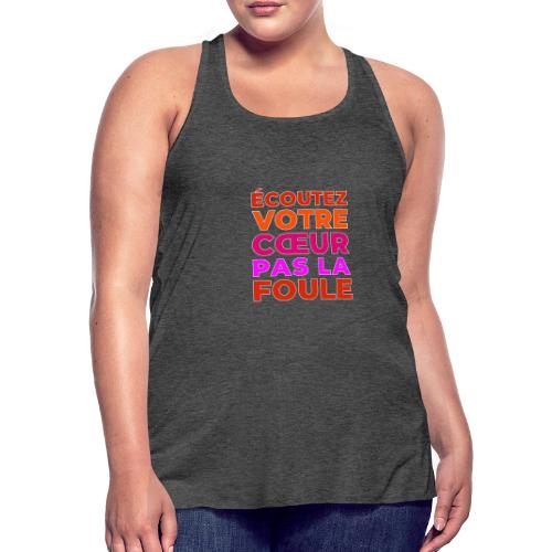 Heart first - Women's Flowy Tank Top by Bella
