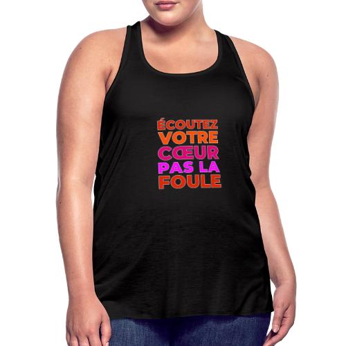 Heart first - Women's Flowy Tank Top by Bella
