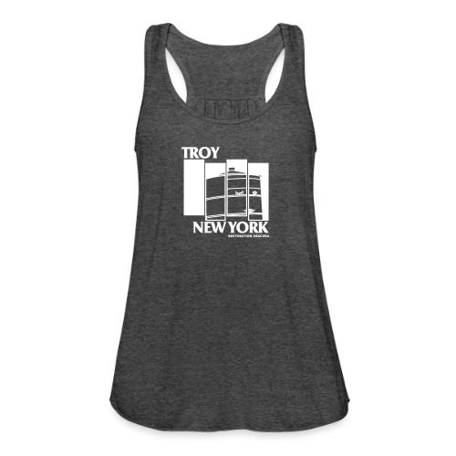 RO Troy, New York Flag Logo - Women's Flowy Tank Top by Bella