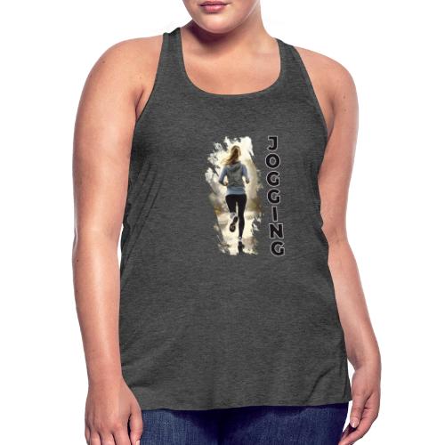 Jogging: Run into Motion - Women's Flowy Tank Top by Bella