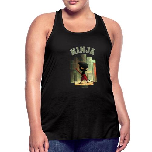 Cute Ninja Attack - Women's Flowy Tank Top by Bella