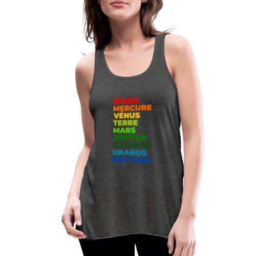 Solar System in Color - Women's Flowy Tank Top by Bella