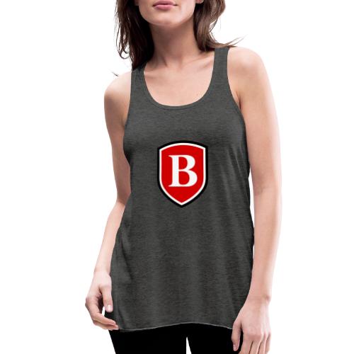 The Burlington School Shield Logo - Women's Flowy Tank Top by Bella