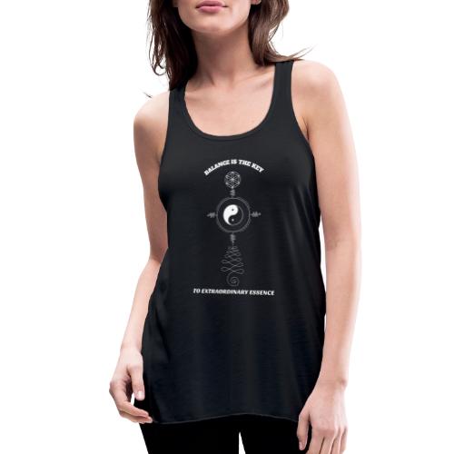 Balance is The Key To Extraordinary Essence - Women's Flowy Tank Top by Bella