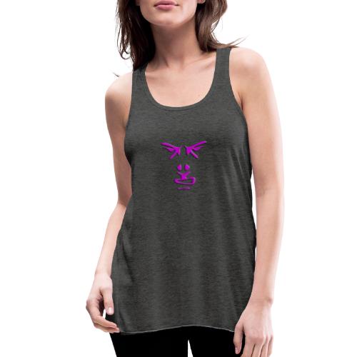Angary Face - Women's Flowy Tank Top by Bella