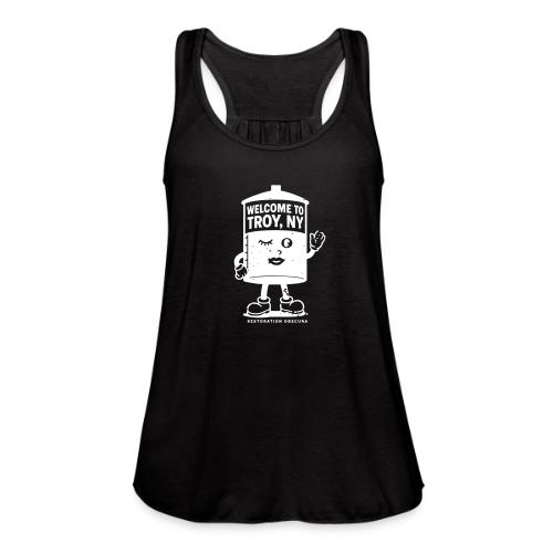 RO Welcome to Troy Winking Fuel Tank Light - Women's Flowy Tank Top by Bella