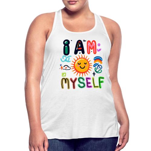 I Am Myself - Women's Flowy Tank Top by Bella