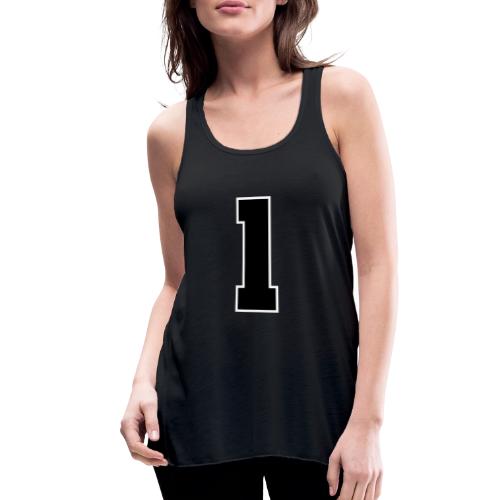 Varsity Number 1 Athletic Style - Women's Flowy Tank Top by Bella