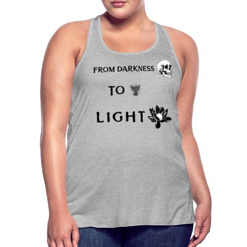 From Darkness To Light - Women's Flowy Tank Top by Bella