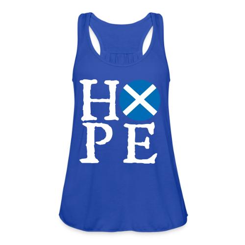 Light HOPE St A Cross - Women's Flowy Tank Top by Bella