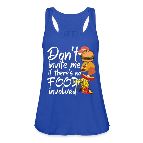 Funny Design for All Food Lovers - Women's Flowy Tank Top by Bella
