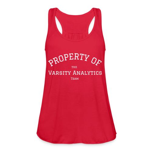 Varsity Analytics (Dark) - Women's Flowy Tank Top by Bella