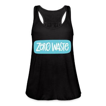 Zero Waste - Women's Flowy Tank Top by Bella - royal blue - Front - Julia (174cm)