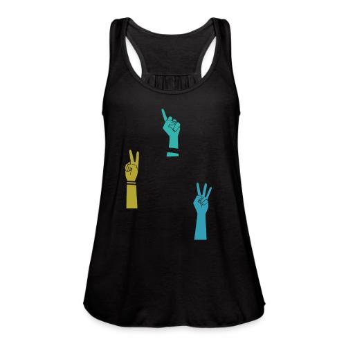 One Two Three - Women's Flowy Tank Top by Bella