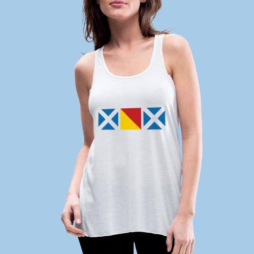 MOM - Nautical flags - Women's Flowy Tank Top by Bella