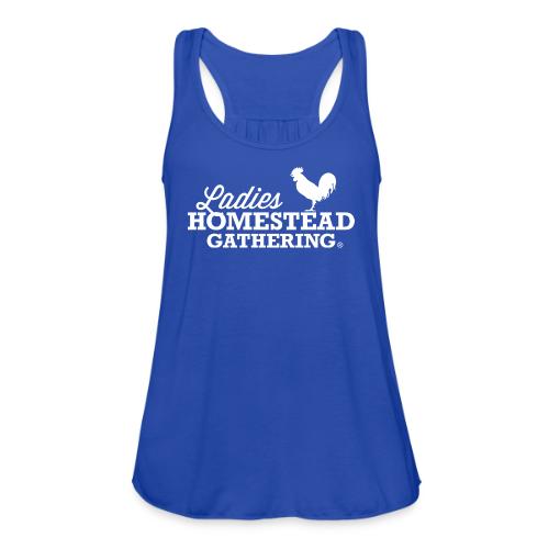 NLHG Logo White - Women's Flowy Tank Top by Bella
