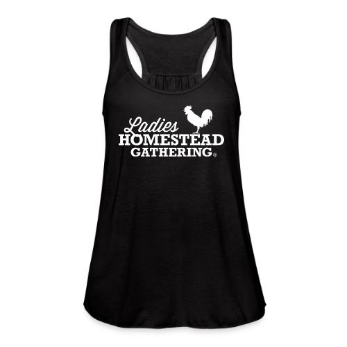 NLHG Logo White - Women's Flowy Tank Top by Bella