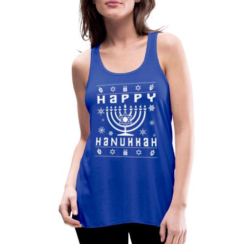 Happy Hanukkah Ugly Holiday - Women's Flowy Tank Top by Bella