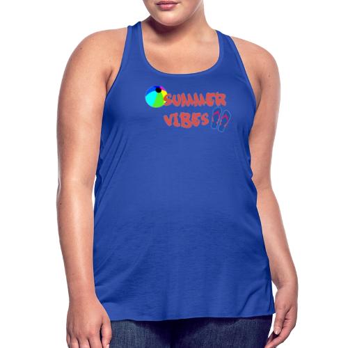 Summer Vibes - Women's Flowy Tank Top by Bella