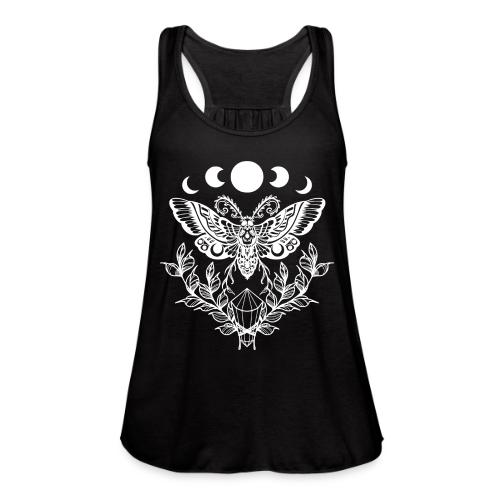 Lunar Moth Cycle - Women's Flowy Tank Top by Bella