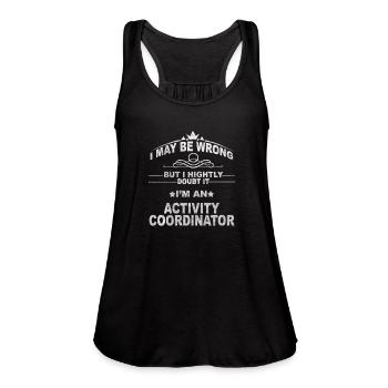 Activity Coordinator - Women's Flowy Tank Top by Bella -  - Front - Julia (174cm)