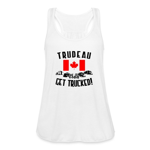 Trudeau: Get Trucked! - Women's Flowy Tank Top by Bella