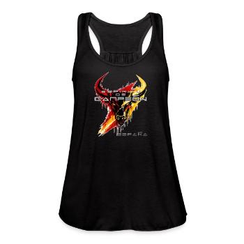 España espíritu de campeón  - Women's Flowy Tank Top by Bella - royal blue - Front - Julia (174cm)