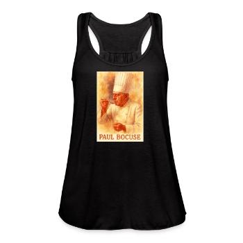 Vintage Watercolor Chef Portrait - Women's Flowy Tank Top by Bella - royal blue - Front - Julia (174cm)
