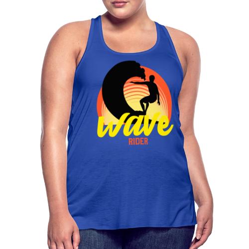 Wave Rider - Women's Flowy Tank Top by Bella
