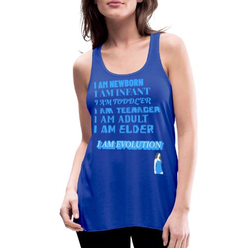 I Am Evolution - Women's Flowy Tank Top by Bella