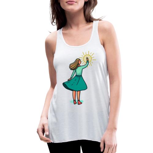 Let It Shine - Women's Flowy Tank Top by Bella
