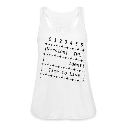 IPv4 Header - Women's Flowy Tank Top by Bella