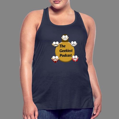 The Geekiest Podcast Logo - Women's Flowy Tank Top by Bella