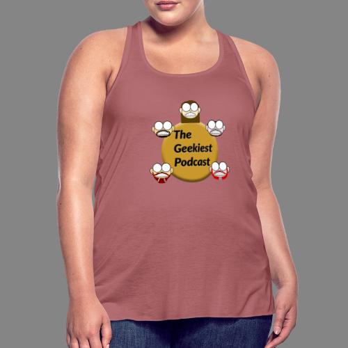 The Geekiest Podcast Logo - Women's Flowy Tank Top by Bella