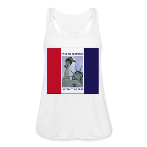 Statue of Liberty USA Freedom - Women's Flowy Tank Top by Bella