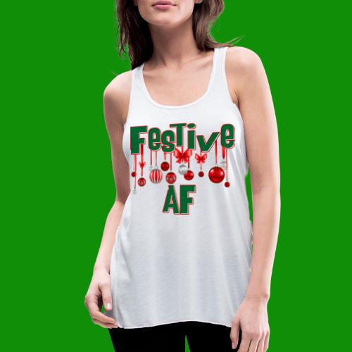 Festive AF - Women's Flowy Tank Top by Bella