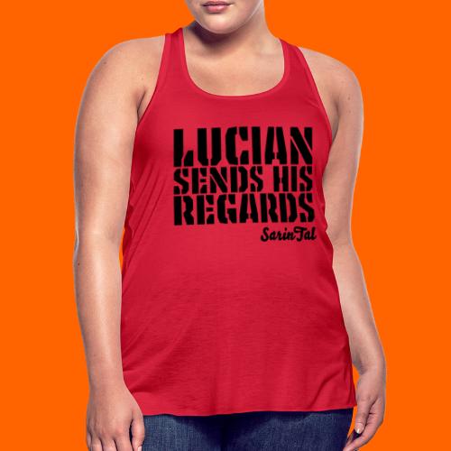 Lucian's Regards Dark - Women's Flowy Tank Top by Bella