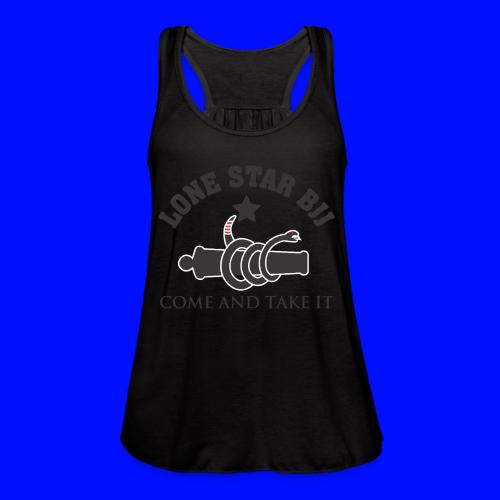 Lone Star BJJ - Come and Take It - Black and Red - Women's Flowy Tank Top by Bella