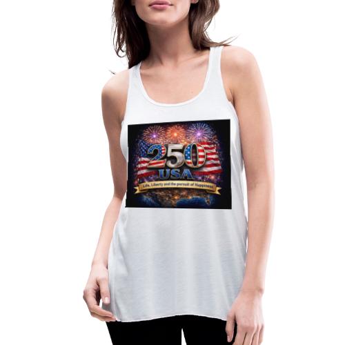 USA 250th Celebration - Women's Flowy Tank Top by Bella