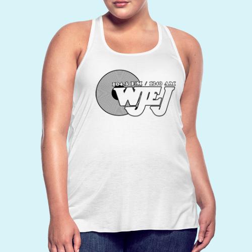 WJEJ Radio Record Logo - Women's Flowy Tank Top by Bella