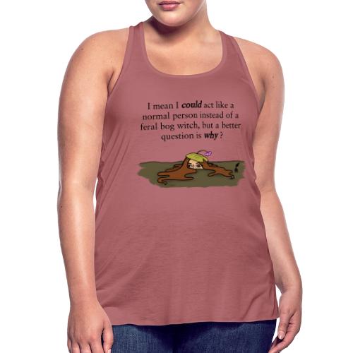 Feral Bog Witch - Women's Flowy Tank Top by Bella
