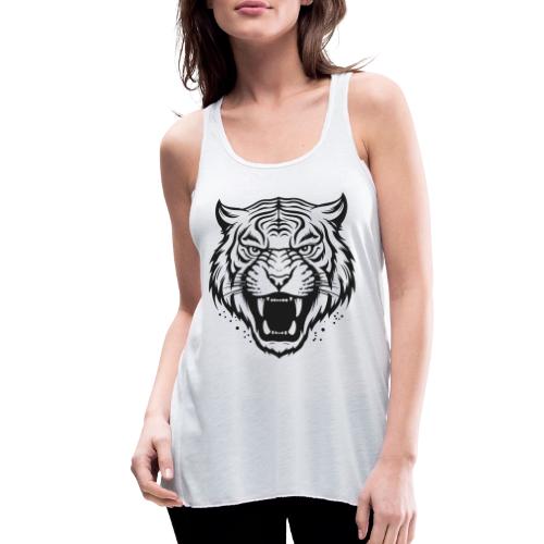 Wild Tiger Fashion, the fury of the feline tiger. - Women's Flowy Tank Top by Bella
