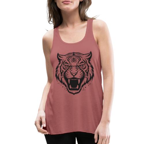 Wild Tiger Fashion, the fury of the feline tiger. - Women's Flowy Tank Top by Bella