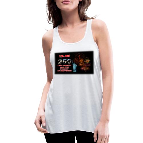 1776 - 2026 - 250 Years USA | Fireworks - Women's Flowy Tank Top by Bella